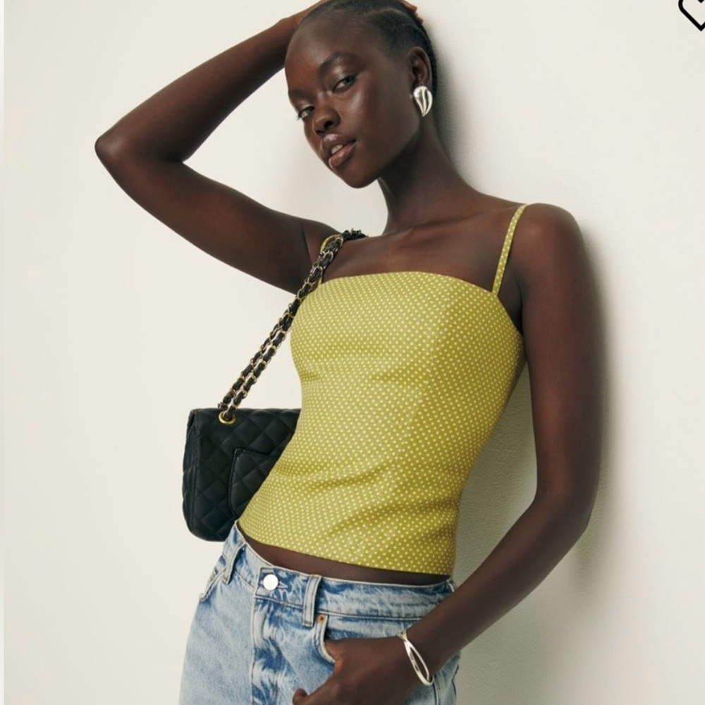 Reformation Overland Linen Top